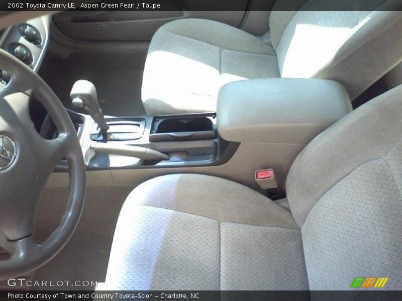 Aspen Green Pearl / Taupe 2002 Toyota Camry LE
