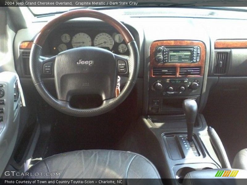 Graphite Metallic / Dark Slate Gray 2004 Jeep Grand Cherokee Overland