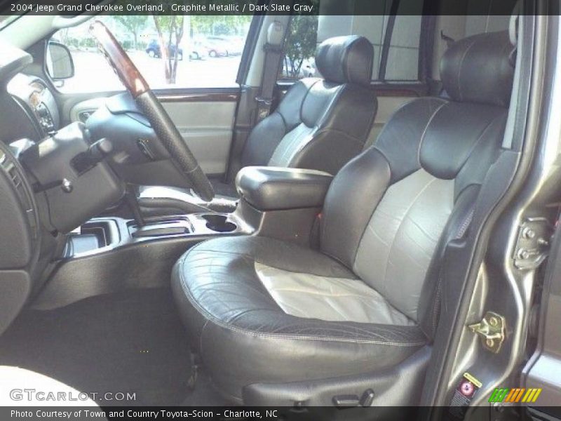 Graphite Metallic / Dark Slate Gray 2004 Jeep Grand Cherokee Overland