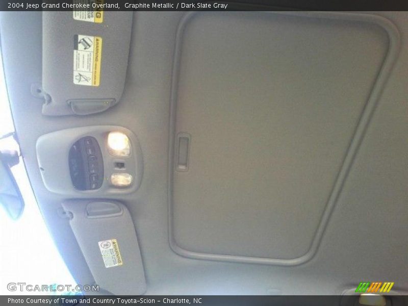Graphite Metallic / Dark Slate Gray 2004 Jeep Grand Cherokee Overland