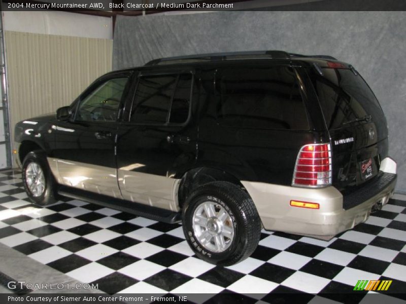 Black Clearcoat / Medium Dark Parchment 2004 Mercury Mountaineer AWD