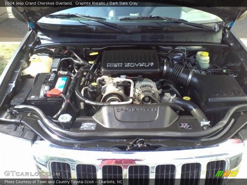Graphite Metallic / Dark Slate Gray 2004 Jeep Grand Cherokee Overland