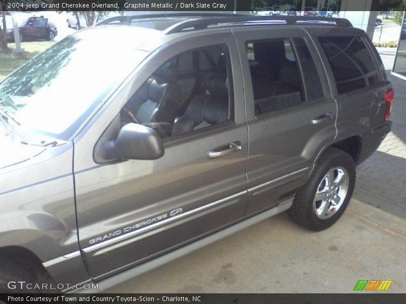 Graphite Metallic / Dark Slate Gray 2004 Jeep Grand Cherokee Overland