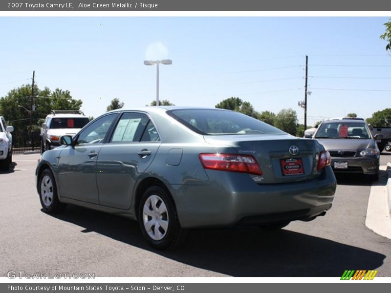 Aloe Green Metallic / Bisque 2007 Toyota Camry LE