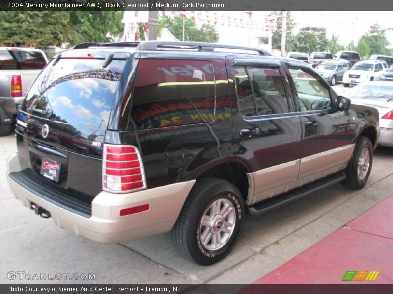 Black Clearcoat / Medium Dark Parchment 2004 Mercury Mountaineer AWD