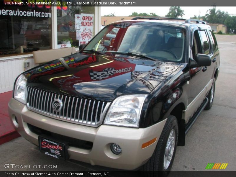 Black Clearcoat / Medium Dark Parchment 2004 Mercury Mountaineer AWD