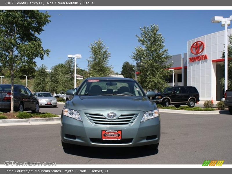 Aloe Green Metallic / Bisque 2007 Toyota Camry LE