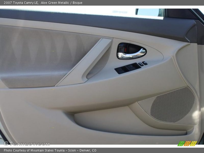 Aloe Green Metallic / Bisque 2007 Toyota Camry LE
