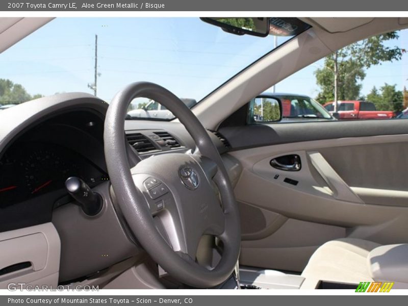 Aloe Green Metallic / Bisque 2007 Toyota Camry LE