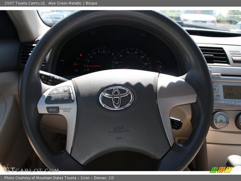 Aloe Green Metallic / Bisque 2007 Toyota Camry LE