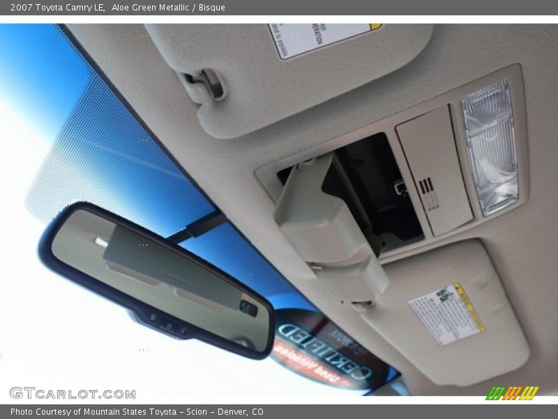 Aloe Green Metallic / Bisque 2007 Toyota Camry LE