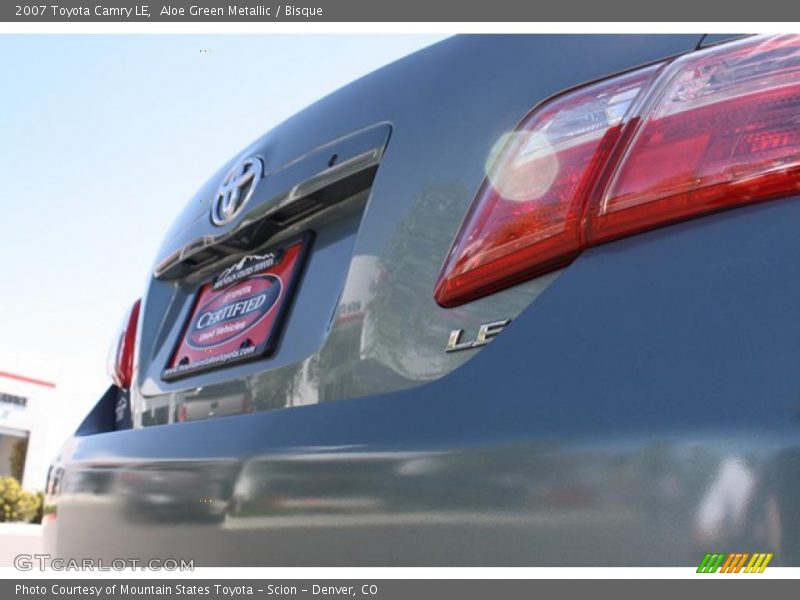Aloe Green Metallic / Bisque 2007 Toyota Camry LE
