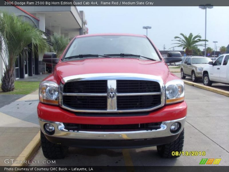 Flame Red / Medium Slate Gray 2006 Dodge Ram 2500 Big Horn Edition Quad Cab 4x4