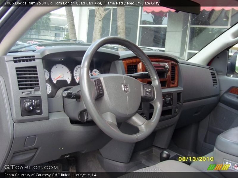 Flame Red / Medium Slate Gray 2006 Dodge Ram 2500 Big Horn Edition Quad Cab 4x4