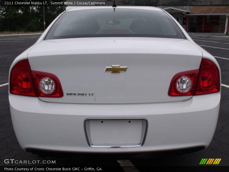 Summit White / Cocoa/Cashmere 2011 Chevrolet Malibu LT