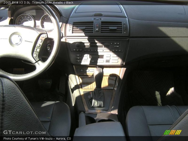 Titanium Silver Metallic / Black 2005 BMW X3 3.0i
