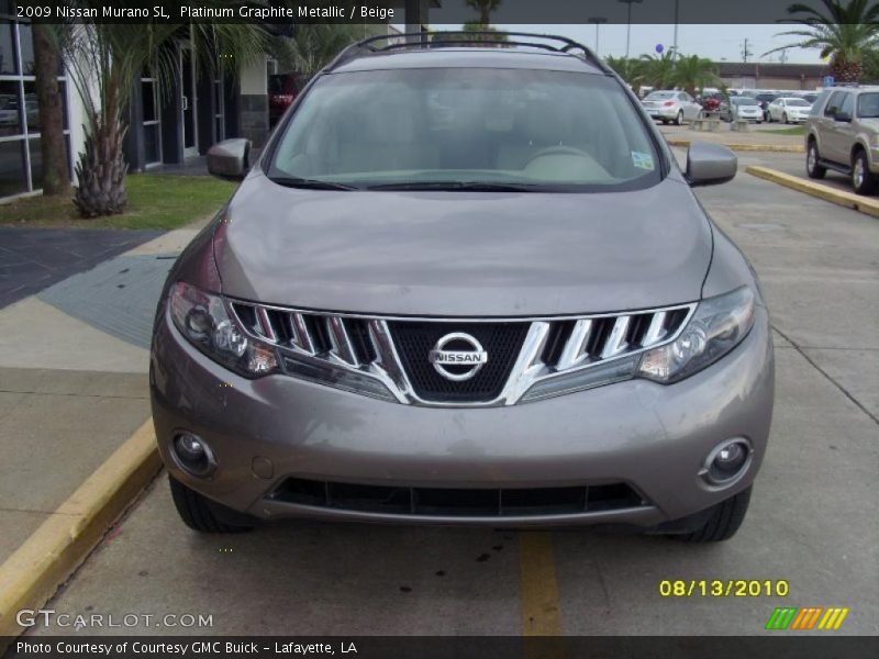 Platinum Graphite Metallic / Beige 2009 Nissan Murano SL