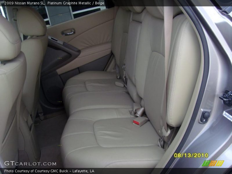 Platinum Graphite Metallic / Beige 2009 Nissan Murano SL