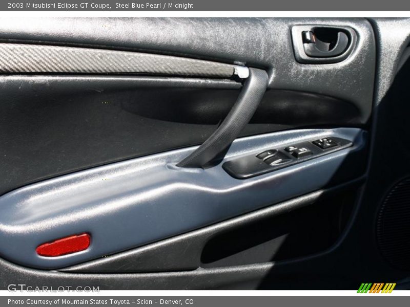 Steel Blue Pearl / Midnight 2003 Mitsubishi Eclipse GT Coupe
