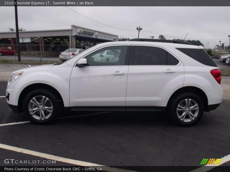 Summit White / Jet Black 2010 Chevrolet Equinox LT