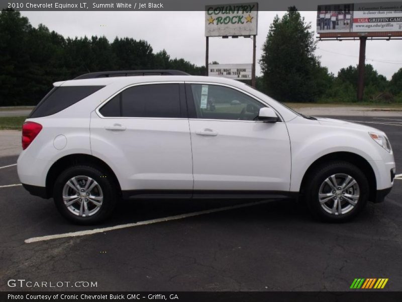 Summit White / Jet Black 2010 Chevrolet Equinox LT