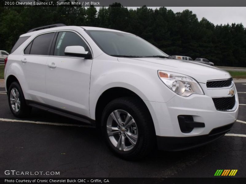 Summit White / Jet Black 2010 Chevrolet Equinox LT