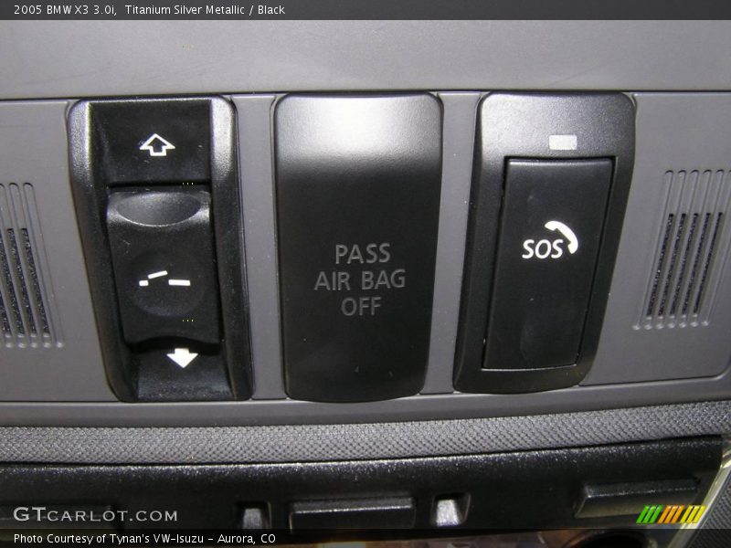 Titanium Silver Metallic / Black 2005 BMW X3 3.0i