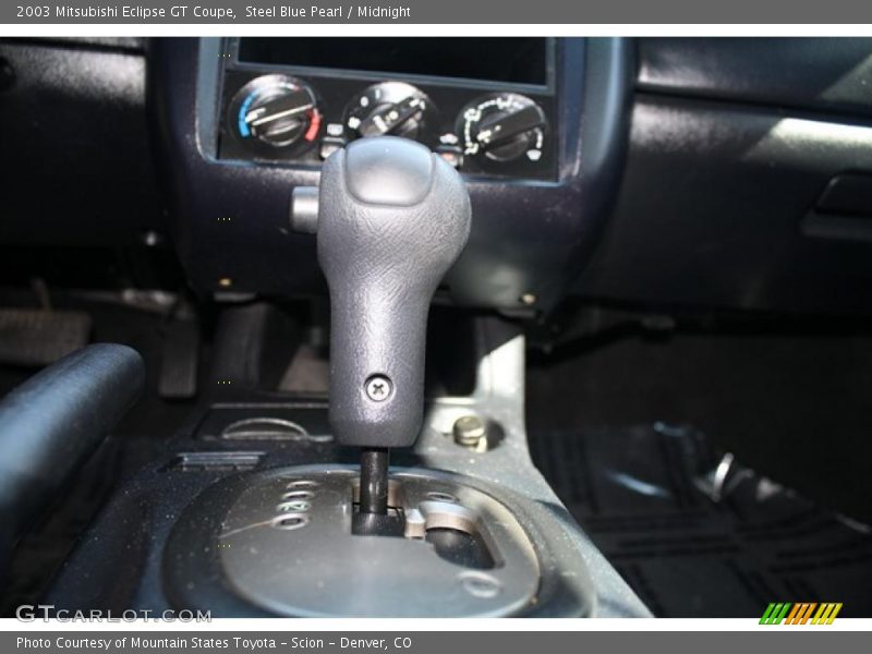 Steel Blue Pearl / Midnight 2003 Mitsubishi Eclipse GT Coupe
