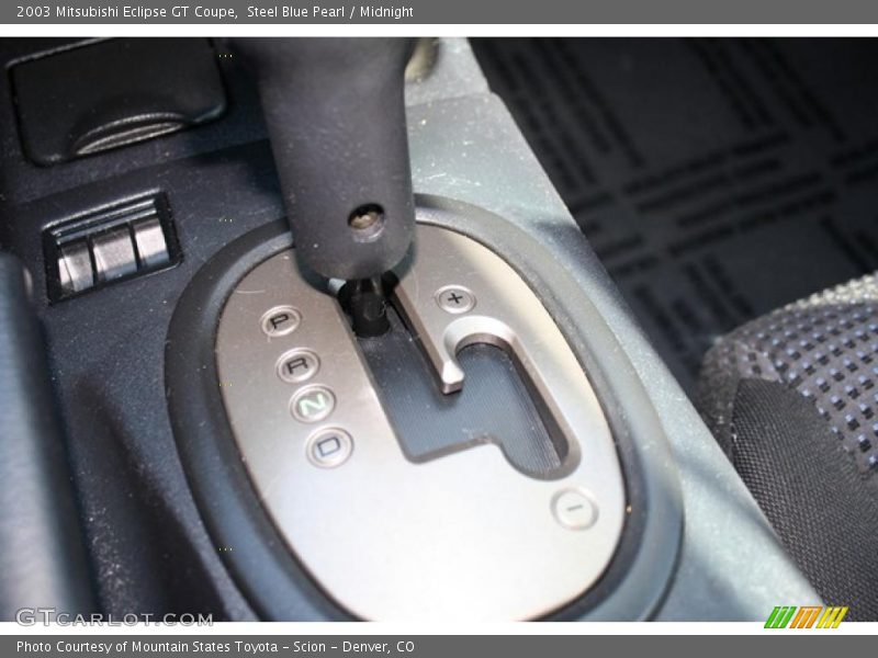 Steel Blue Pearl / Midnight 2003 Mitsubishi Eclipse GT Coupe