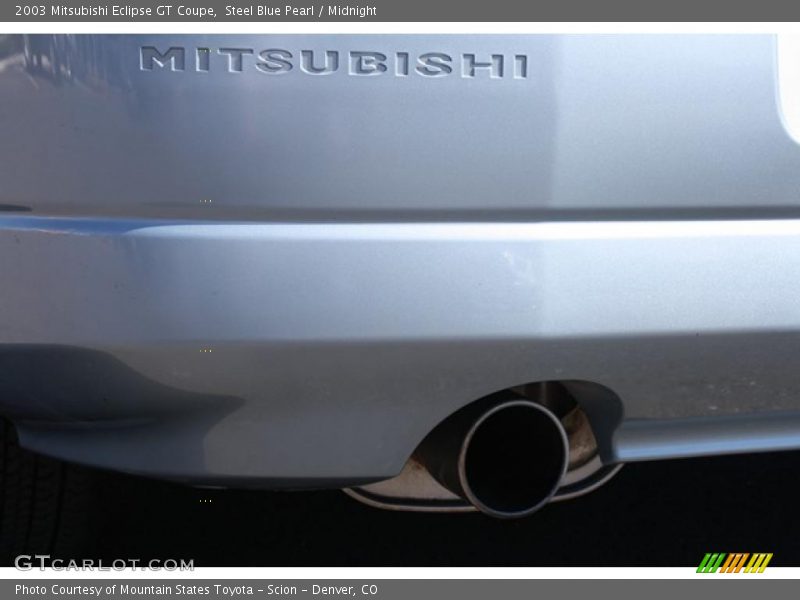 Steel Blue Pearl / Midnight 2003 Mitsubishi Eclipse GT Coupe