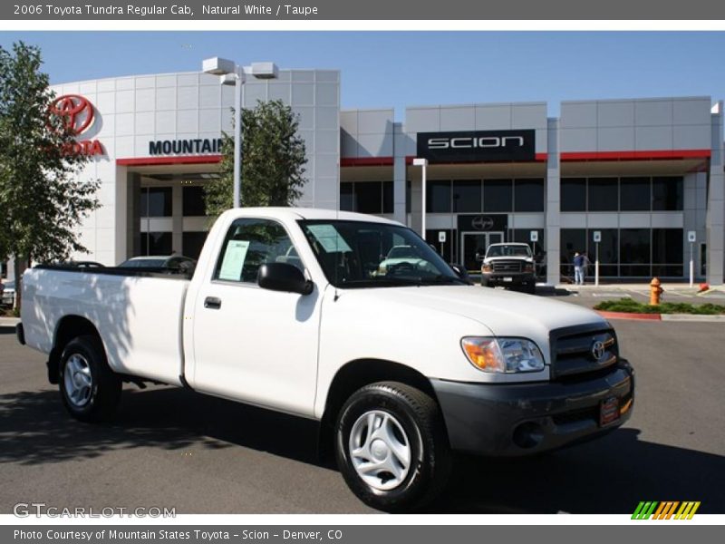 Natural White / Taupe 2006 Toyota Tundra Regular Cab