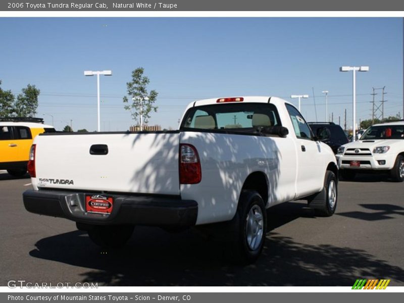 Natural White / Taupe 2006 Toyota Tundra Regular Cab