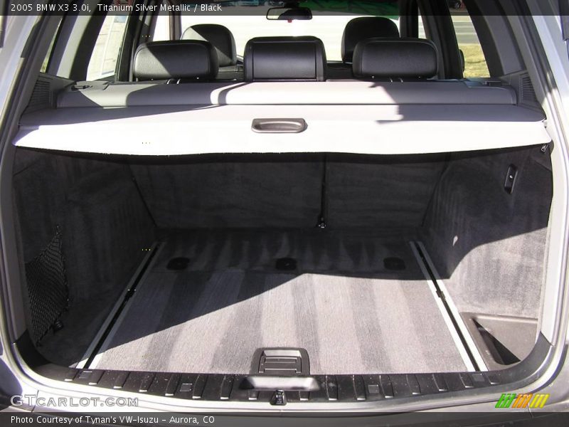 Titanium Silver Metallic / Black 2005 BMW X3 3.0i