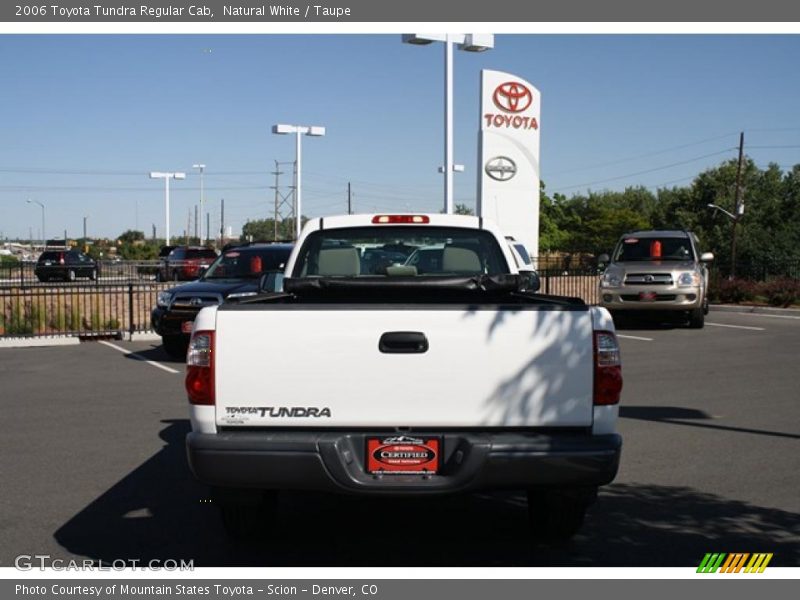 Natural White / Taupe 2006 Toyota Tundra Regular Cab