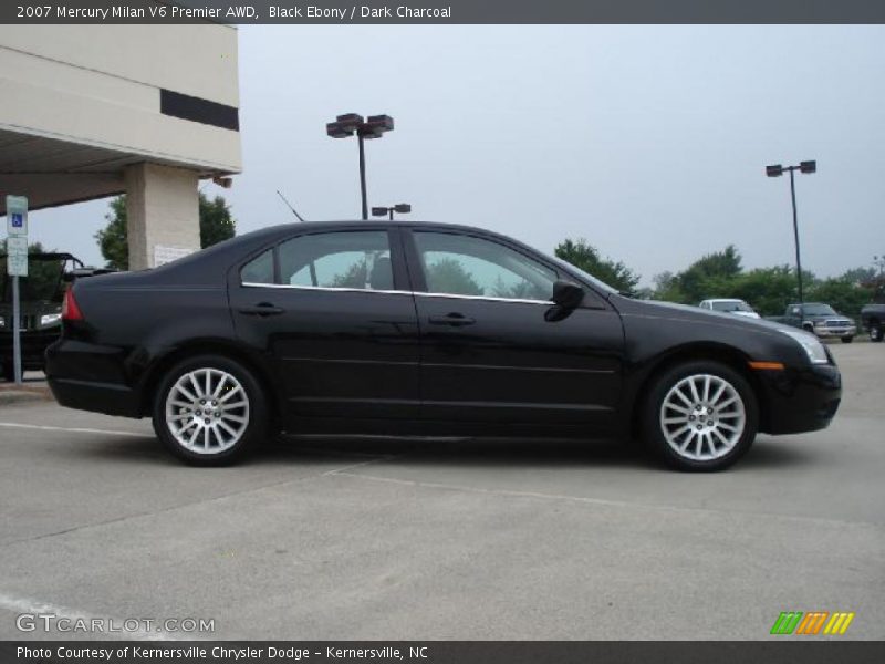 Black Ebony / Dark Charcoal 2007 Mercury Milan V6 Premier AWD