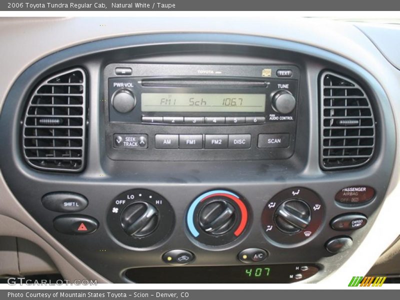 Natural White / Taupe 2006 Toyota Tundra Regular Cab