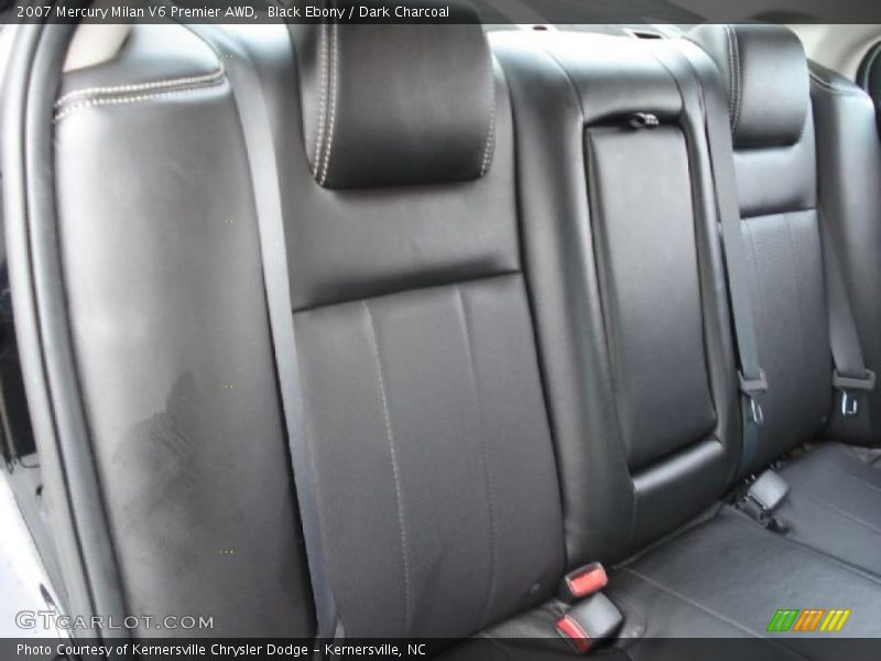 Black Ebony / Dark Charcoal 2007 Mercury Milan V6 Premier AWD