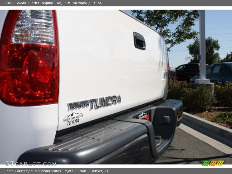 Natural White / Taupe 2006 Toyota Tundra Regular Cab