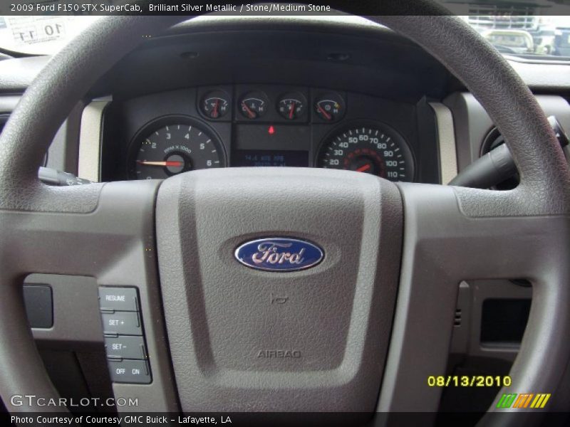 Brilliant Silver Metallic / Stone/Medium Stone 2009 Ford F150 STX SuperCab