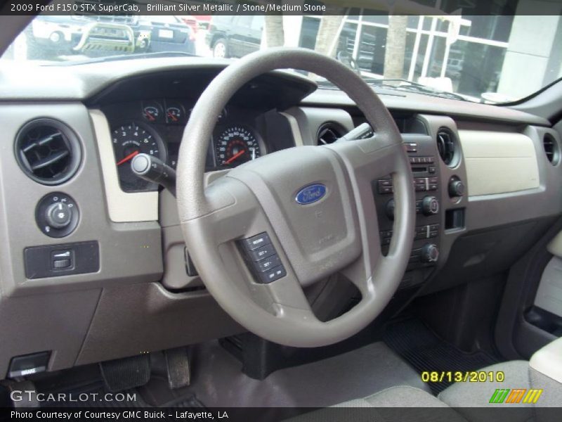 Brilliant Silver Metallic / Stone/Medium Stone 2009 Ford F150 STX SuperCab