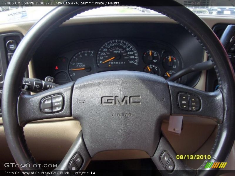 Summit White / Neutral 2006 GMC Sierra 1500 Z71 Crew Cab 4x4
