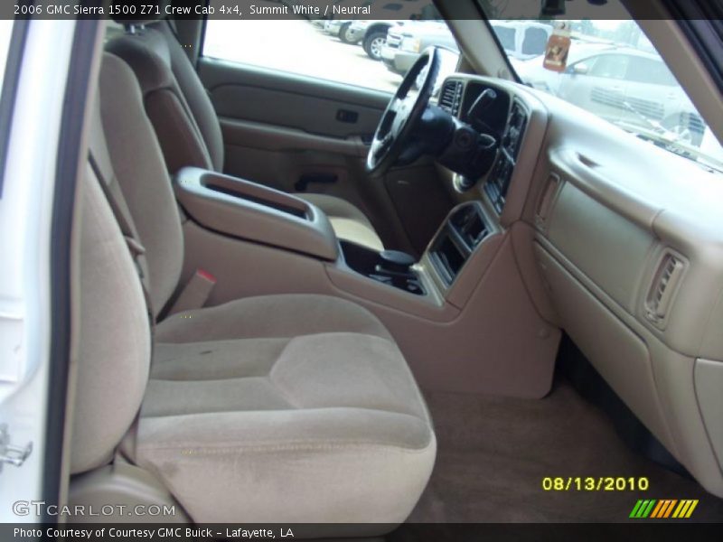 Summit White / Neutral 2006 GMC Sierra 1500 Z71 Crew Cab 4x4
