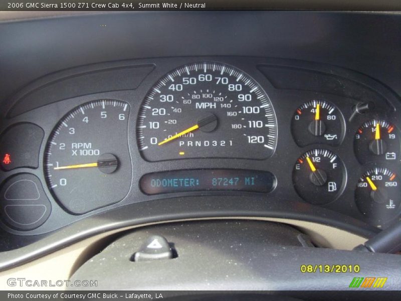Summit White / Neutral 2006 GMC Sierra 1500 Z71 Crew Cab 4x4