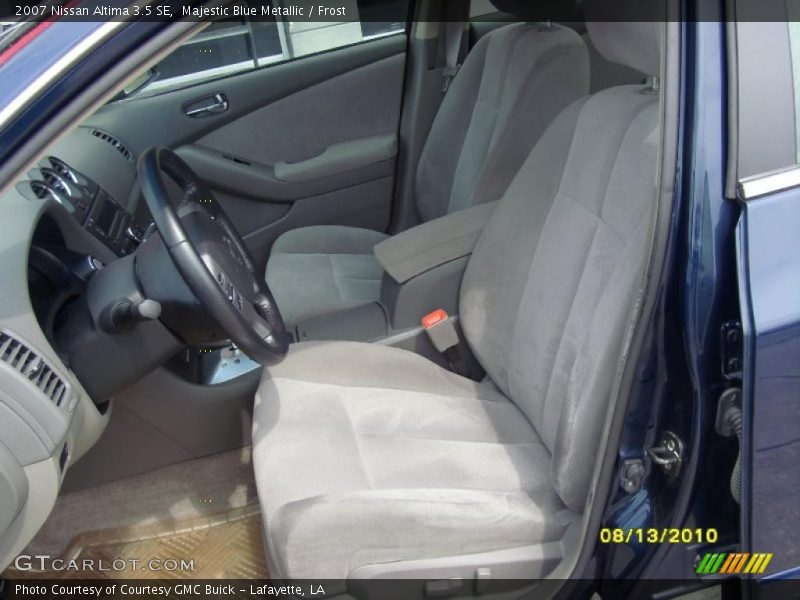 Majestic Blue Metallic / Frost 2007 Nissan Altima 3.5 SE