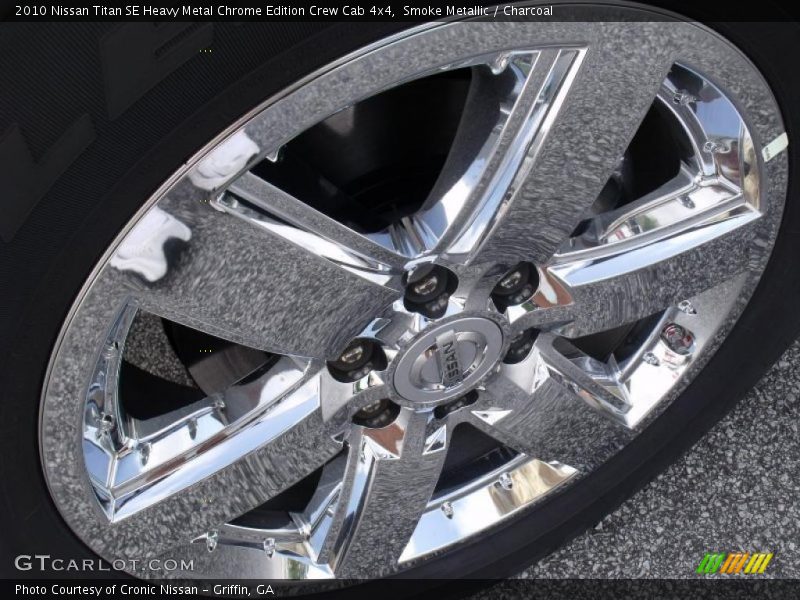 Smoke Metallic / Charcoal 2010 Nissan Titan SE Heavy Metal Chrome Edition Crew Cab 4x4
