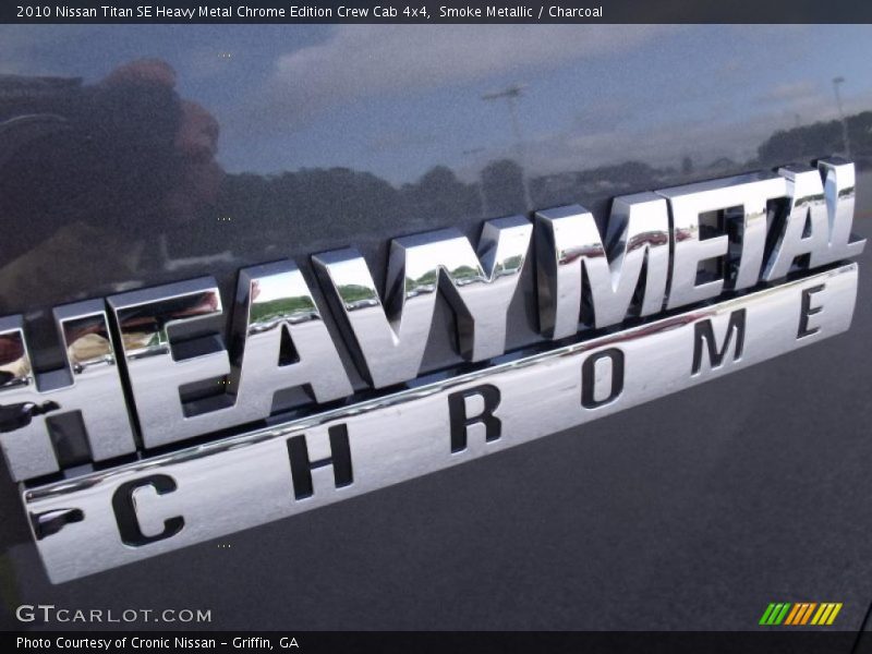 Smoke Metallic / Charcoal 2010 Nissan Titan SE Heavy Metal Chrome Edition Crew Cab 4x4