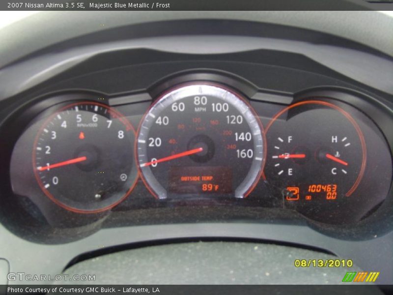 Majestic Blue Metallic / Frost 2007 Nissan Altima 3.5 SE