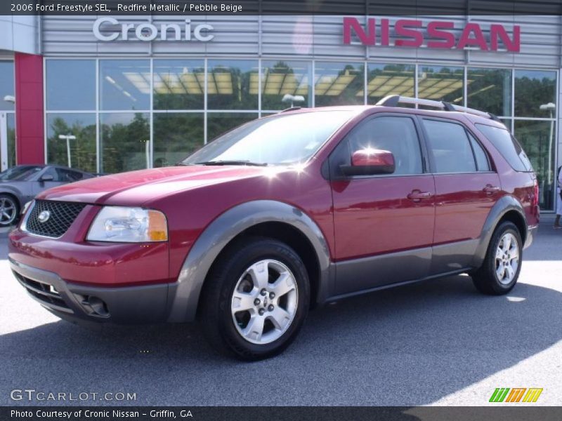 Redfire Metallic / Pebble Beige 2006 Ford Freestyle SEL