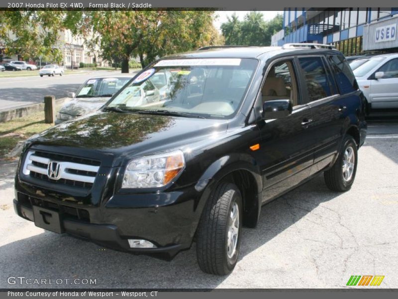 Formal Black / Saddle 2007 Honda Pilot EX 4WD