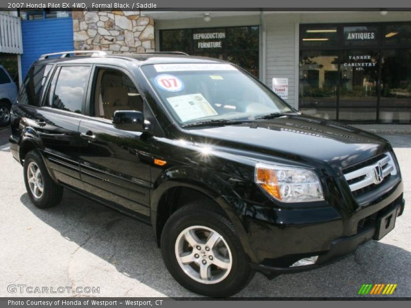 Formal Black / Saddle 2007 Honda Pilot EX 4WD